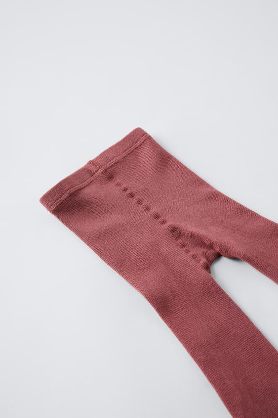 Zara TWO-PACK OF PLAIN TIGHTS