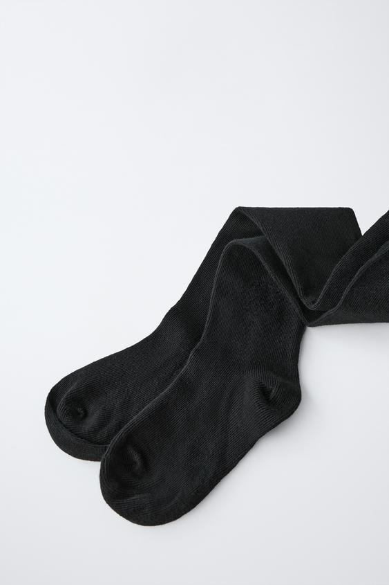Zara TWO-PACK OF PLAIN TIGHTS