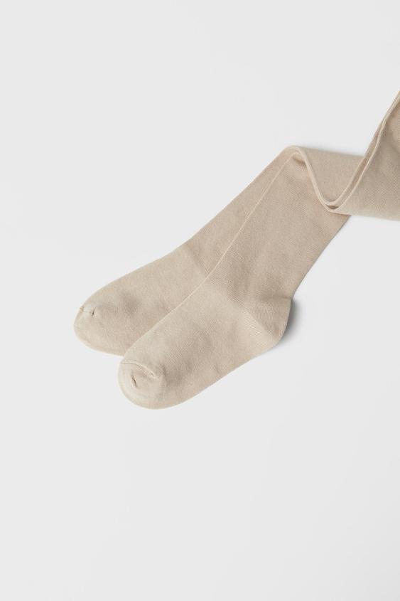 Zara TWO-PACK OF PLAIN TIGHTS