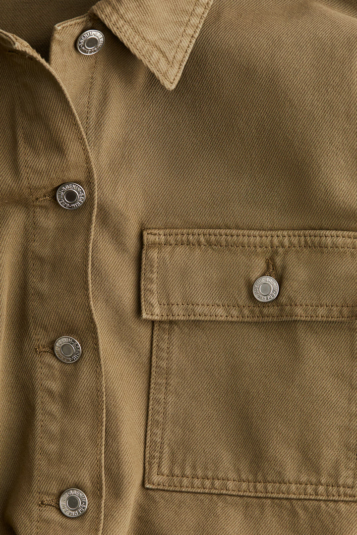 H&M Tie-Belt Denim Jacket