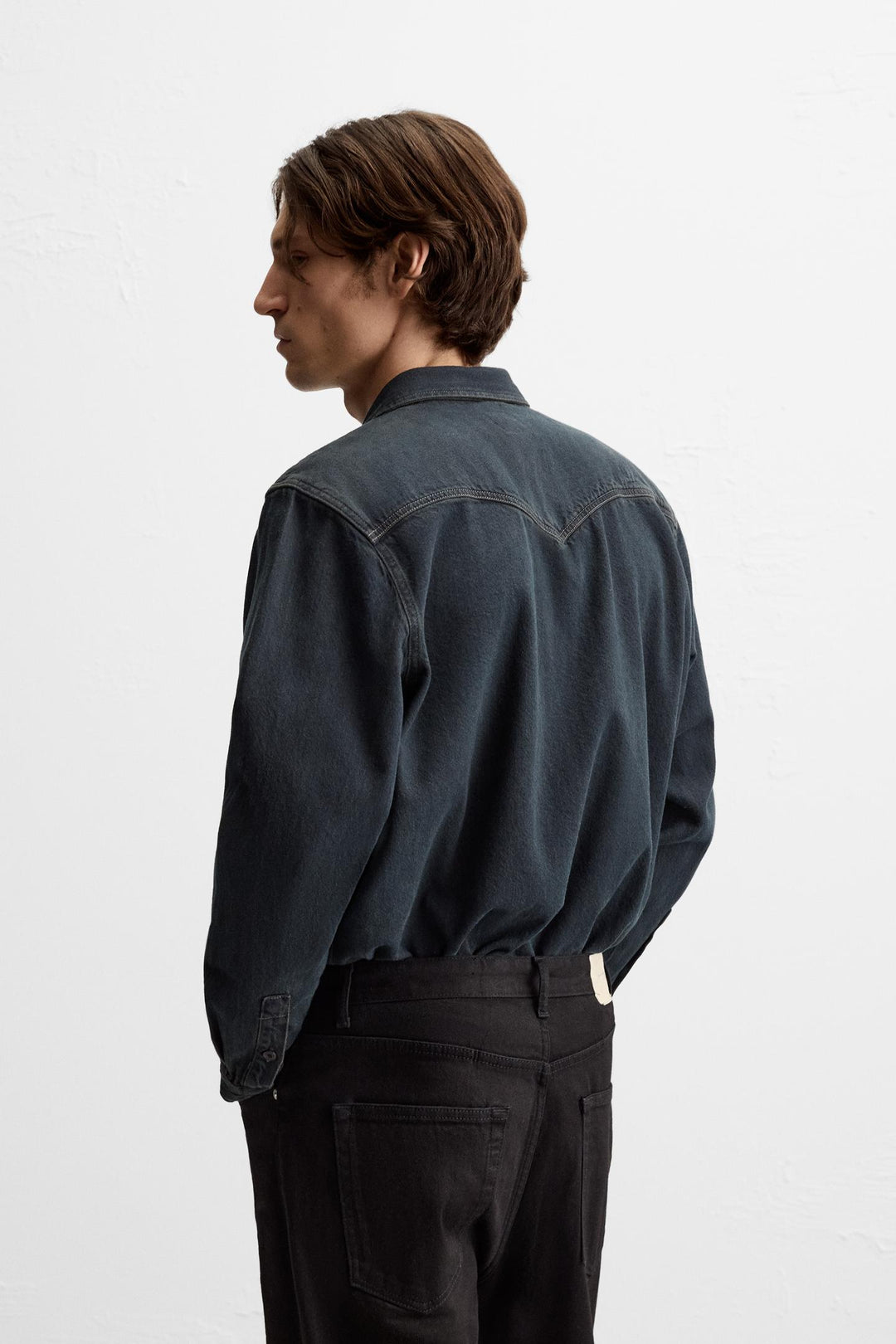 ZARA DENIM WESTERN SHIRT