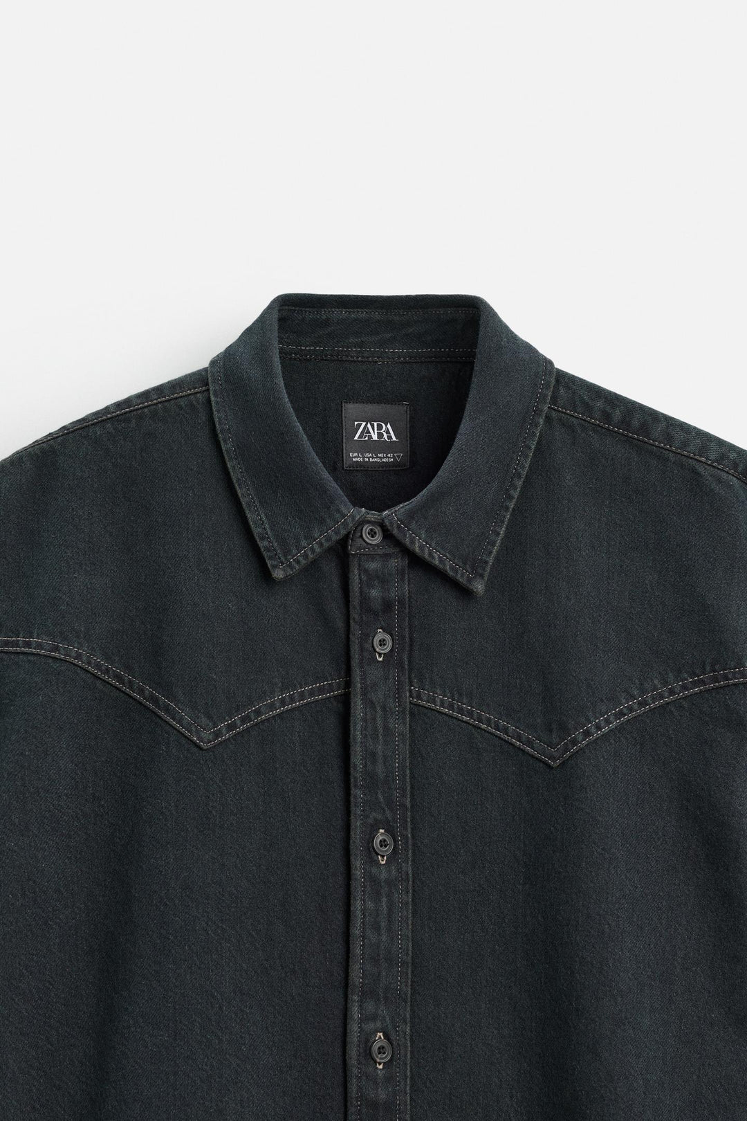 ZARA DENIM WESTERN SHIRT