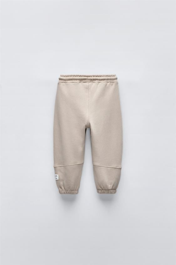 Zara PLUSH PANTS WITH LABEL
