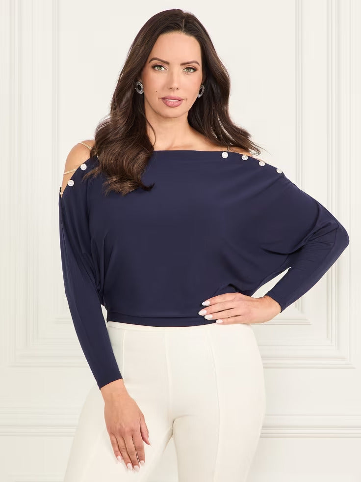 Guess Adri Bejeweled Top