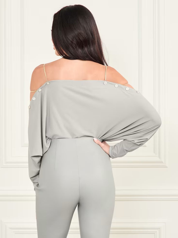 Guess Adri Bejeweled Top