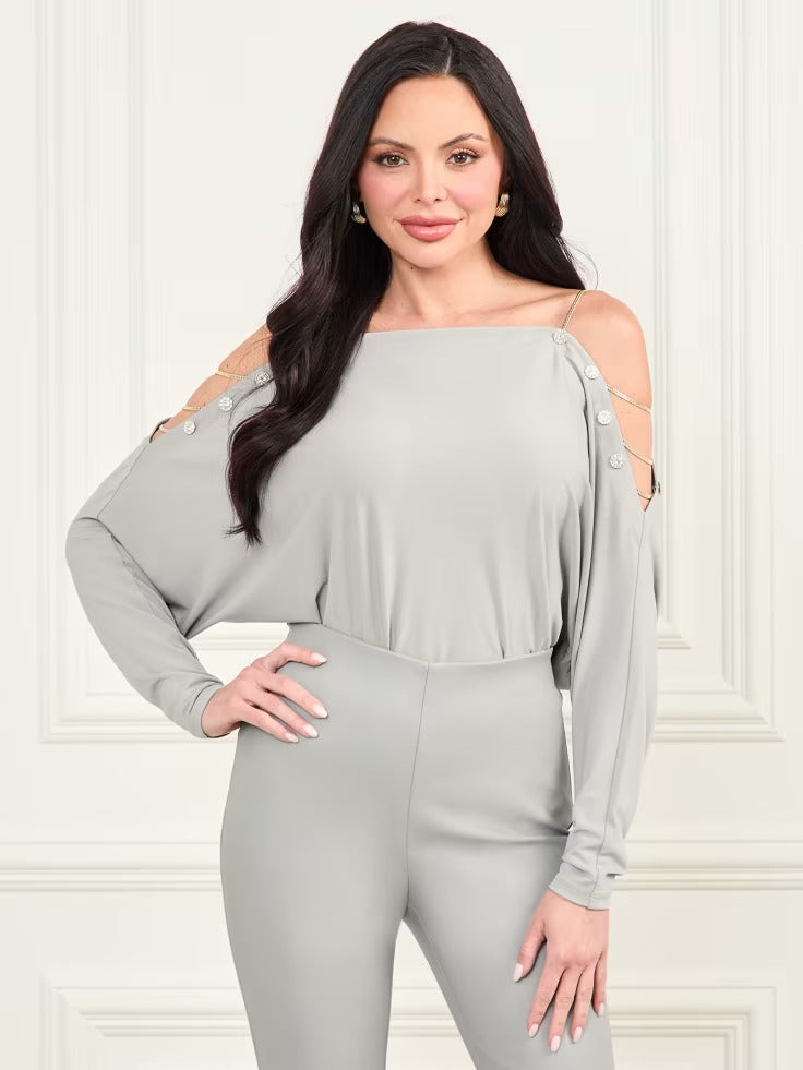 Guess Adri Bejeweled Top