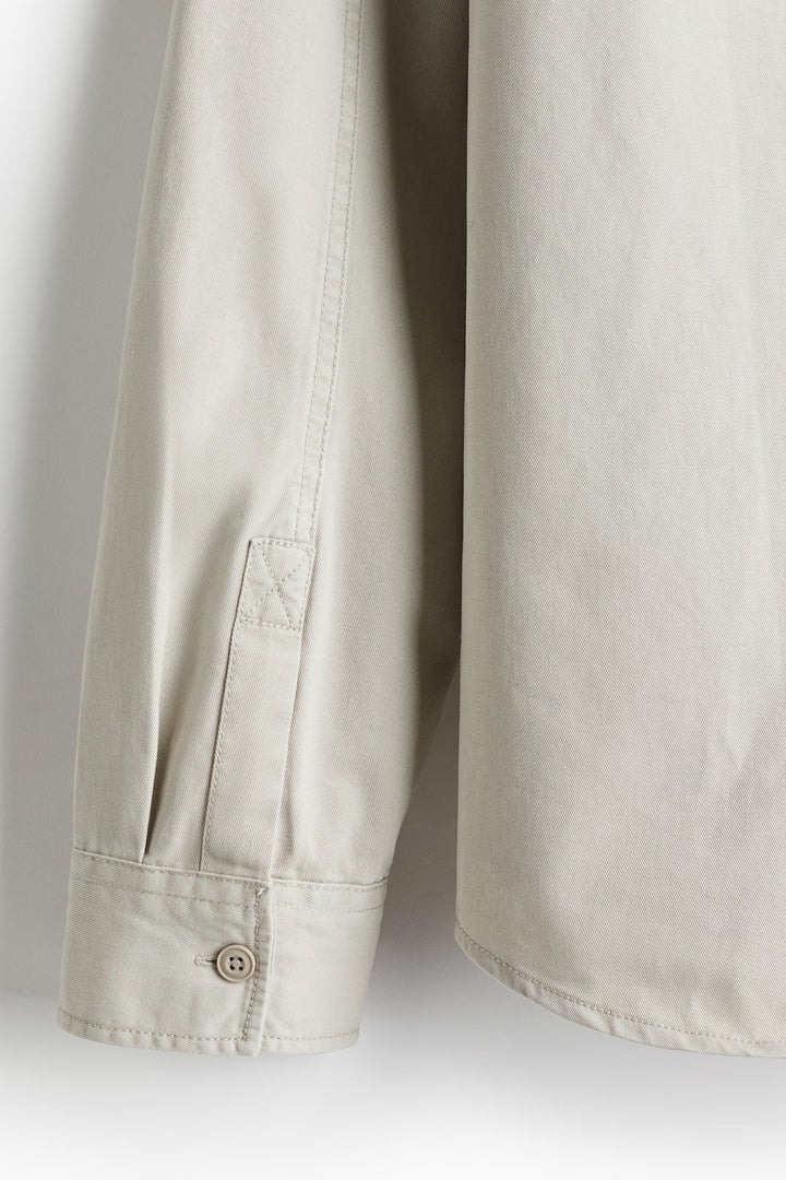 H&M Regular-Fit Twill Overshirt
