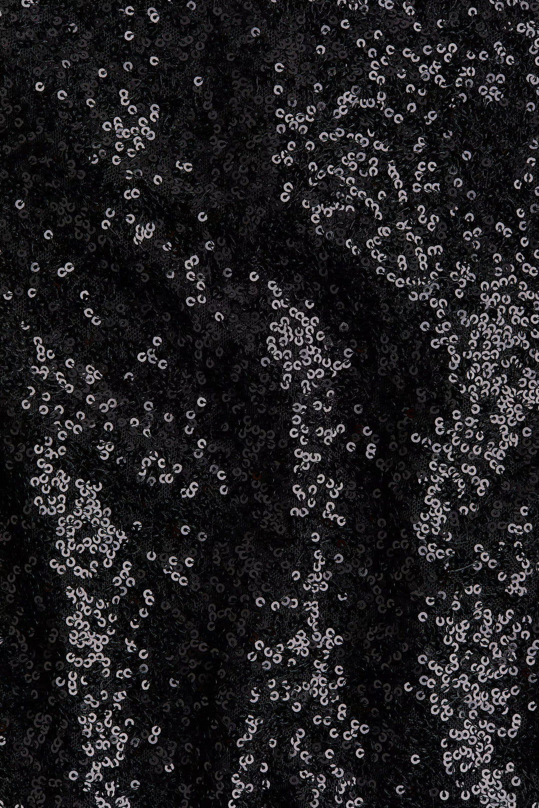 H&M Sequined Mock Turtleneck Top