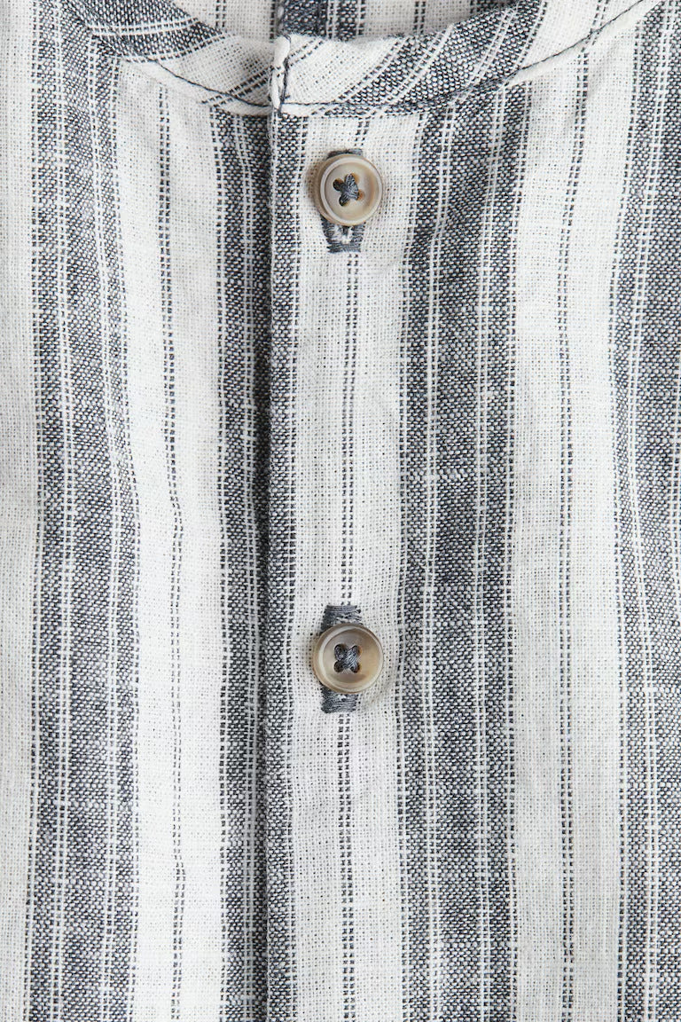 H&M Sleeveless Linen Romper Suit