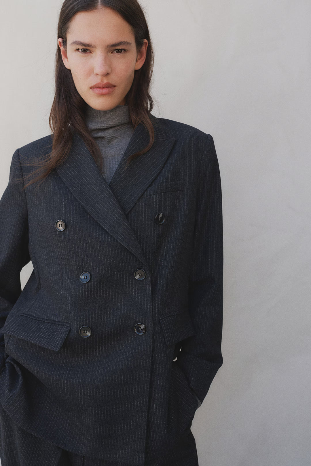 H&M Double-Breasted Blazer