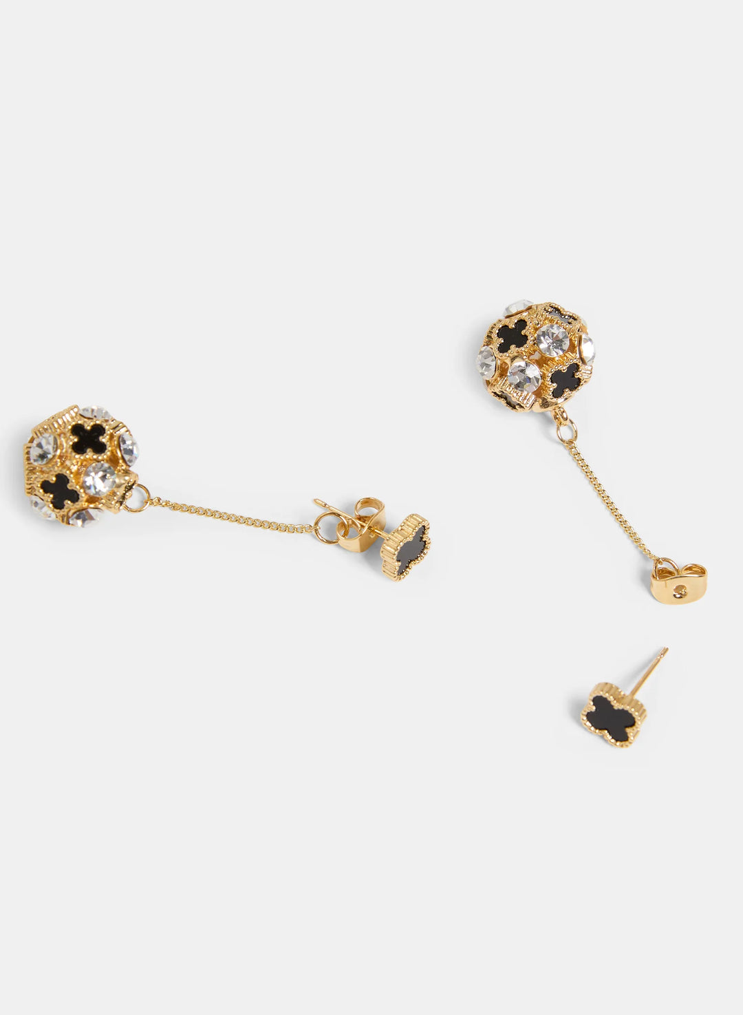 Laura Resin Clover Earrings