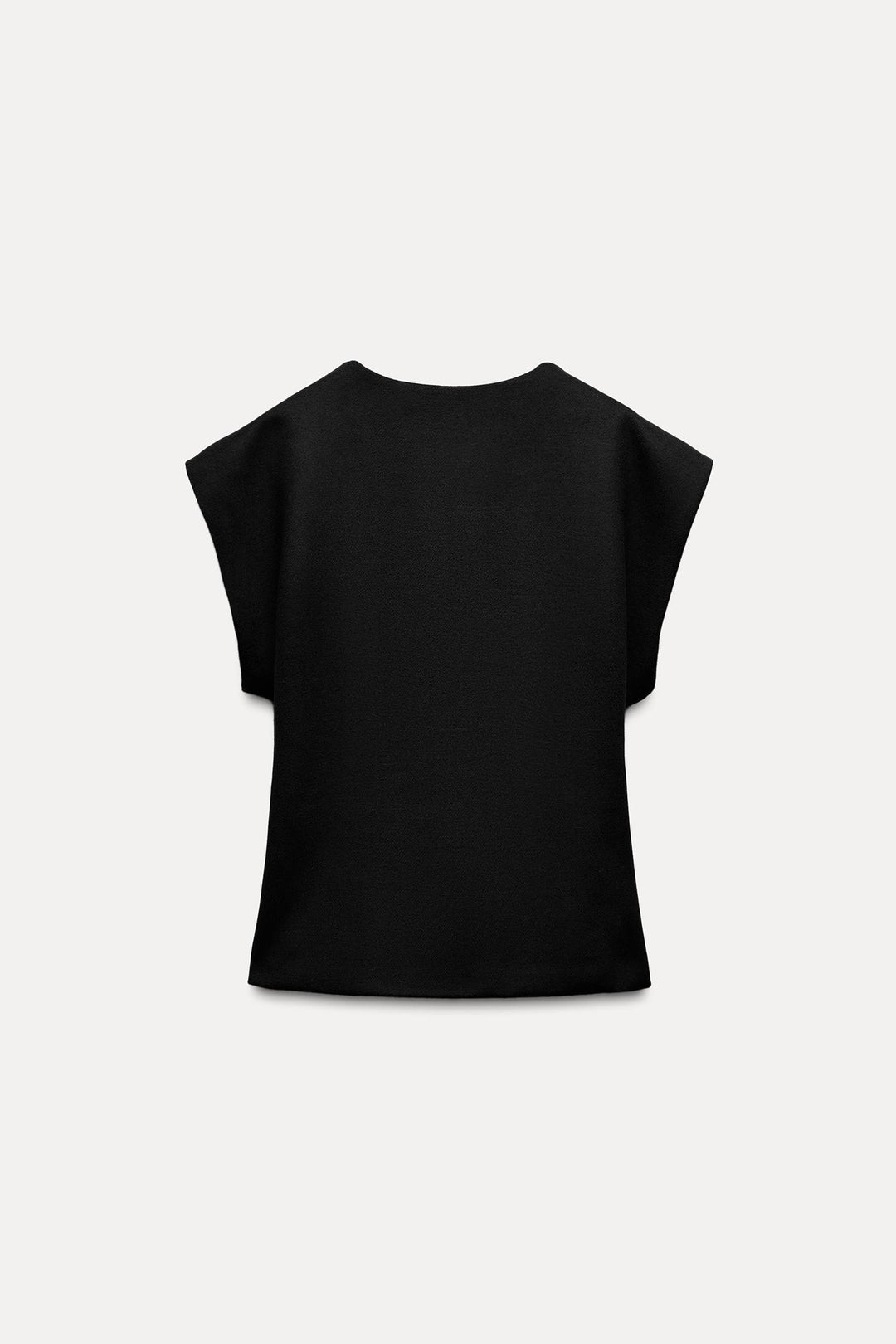 ZARA FELT TEXTURE WOOL BLEND VEST TOP