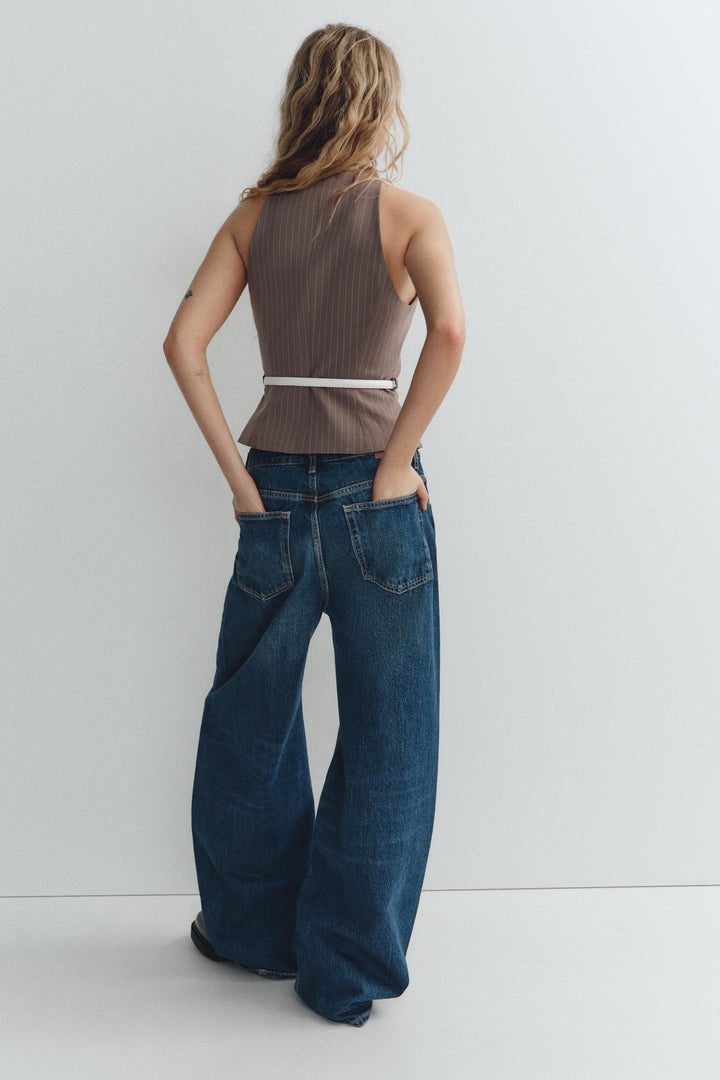 ZARA BELTED VEST TOP