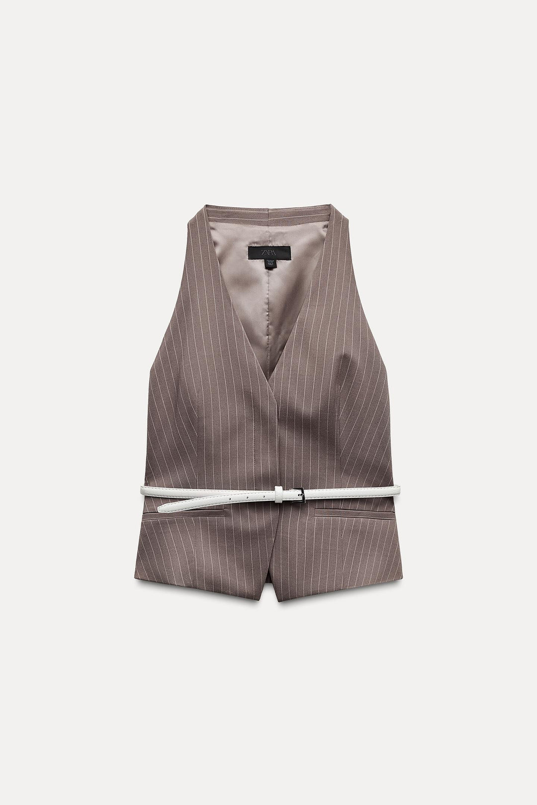 ZARA BELTED VEST TOP
