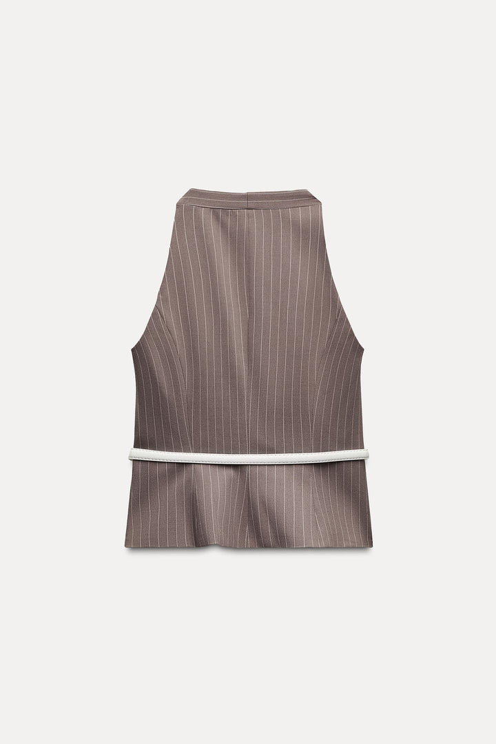 ZARA BELTED VEST TOP