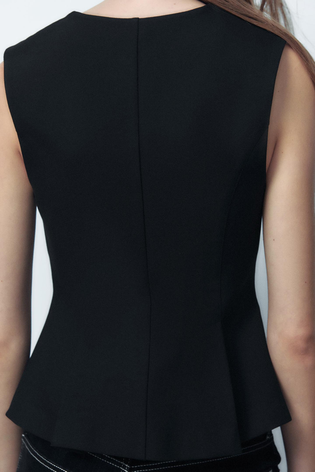 ZARA DART PEPLUM TOP