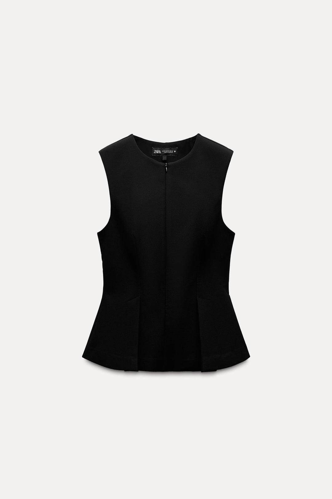 ZARA DART PEPLUM TOP