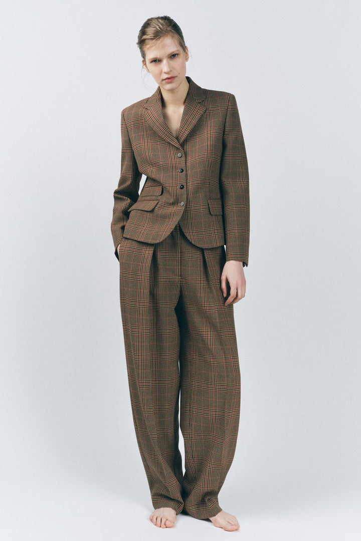 ZARA CHECKERED BLAZER ZW COLLECTION
