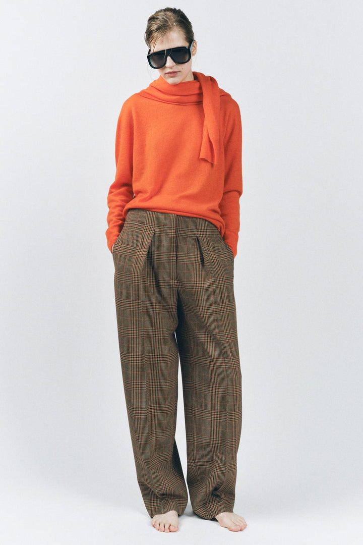 ZARA PLAID PANTS WITH DARTS ZW COLLECTION
