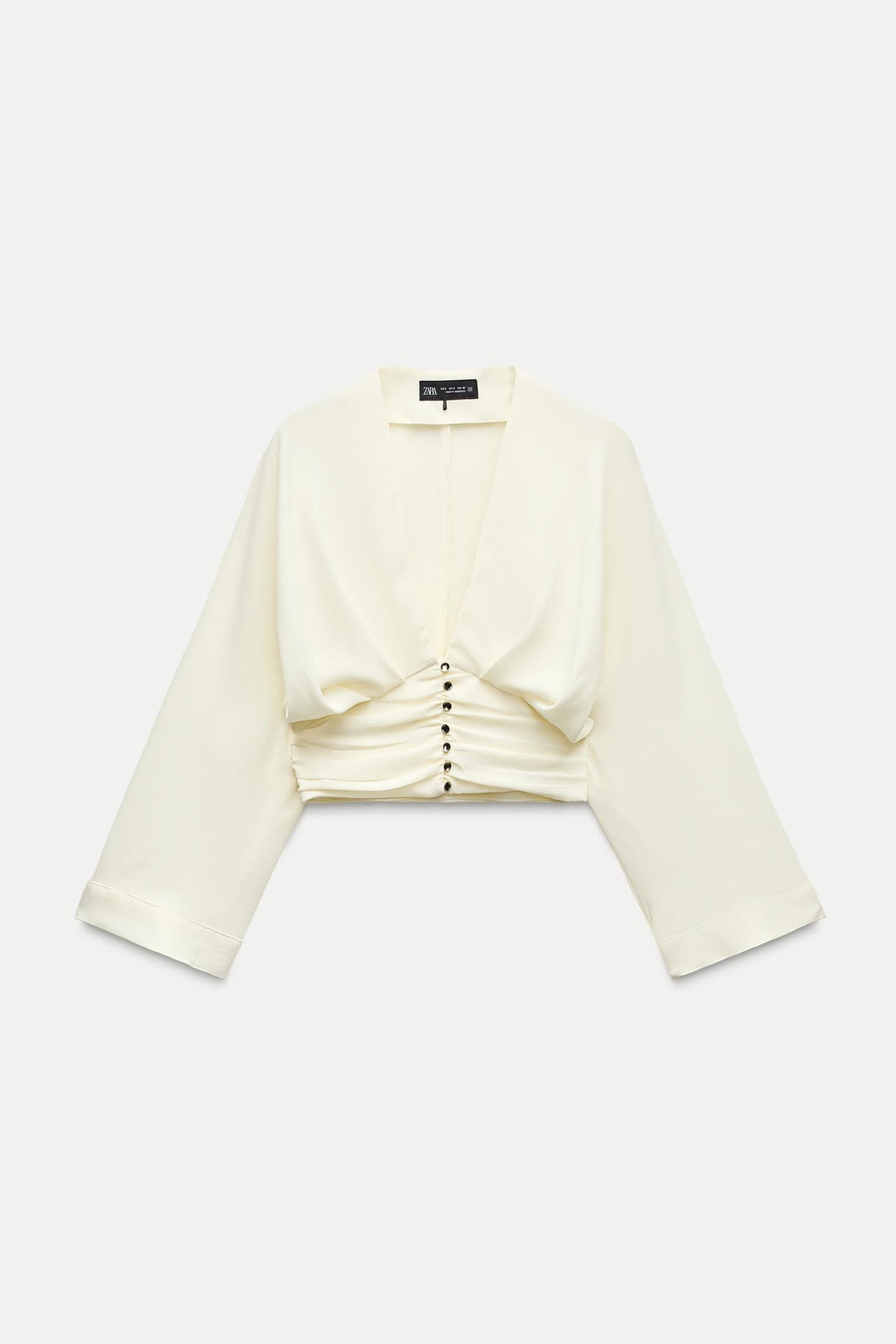 ZARA CROPPED SASH TOP
