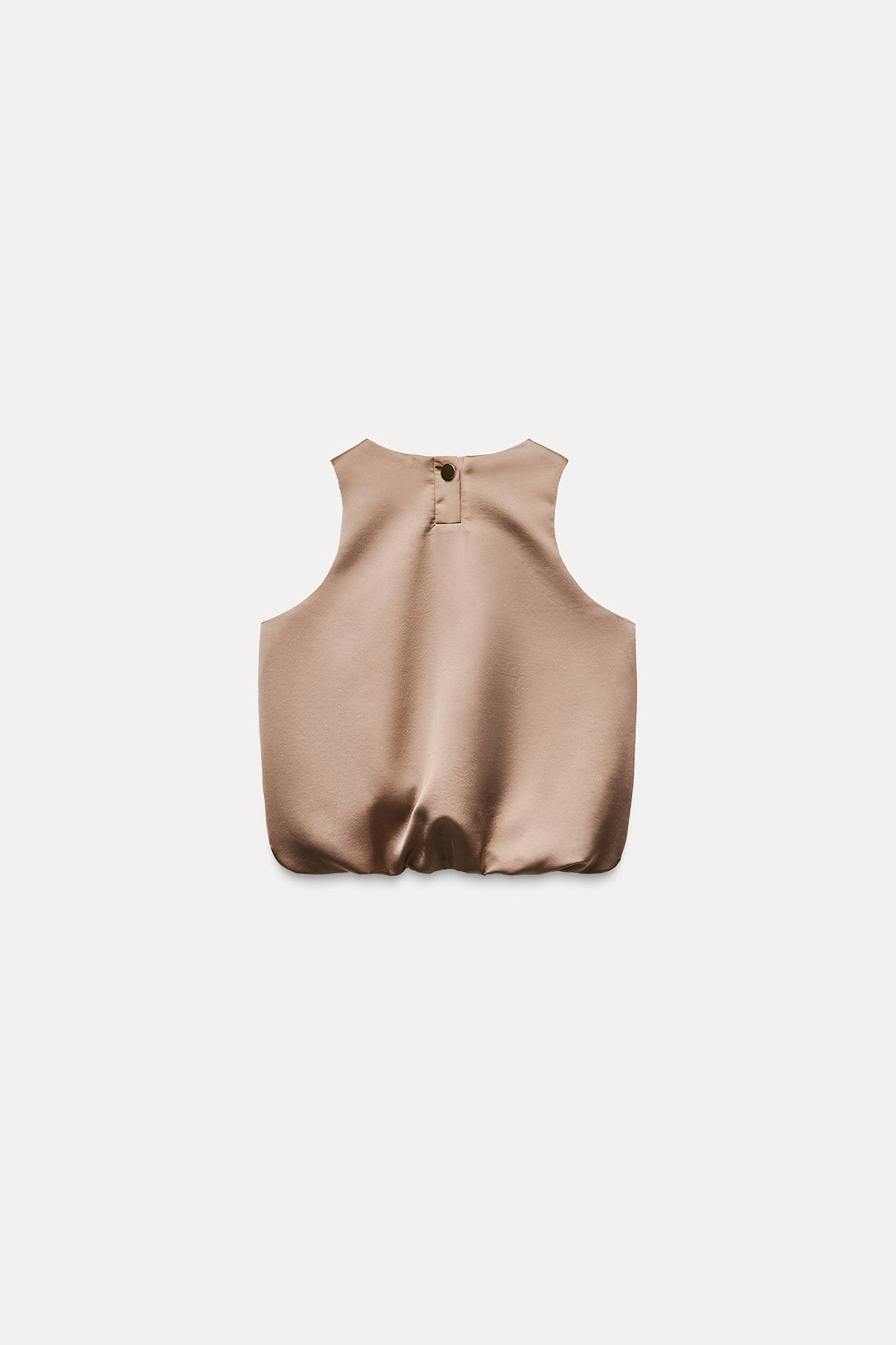 ZARA SATIN BALLOON TOP