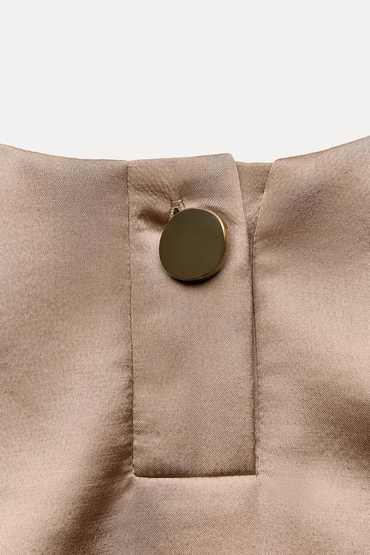 ZARA SATIN BALLOON TOP