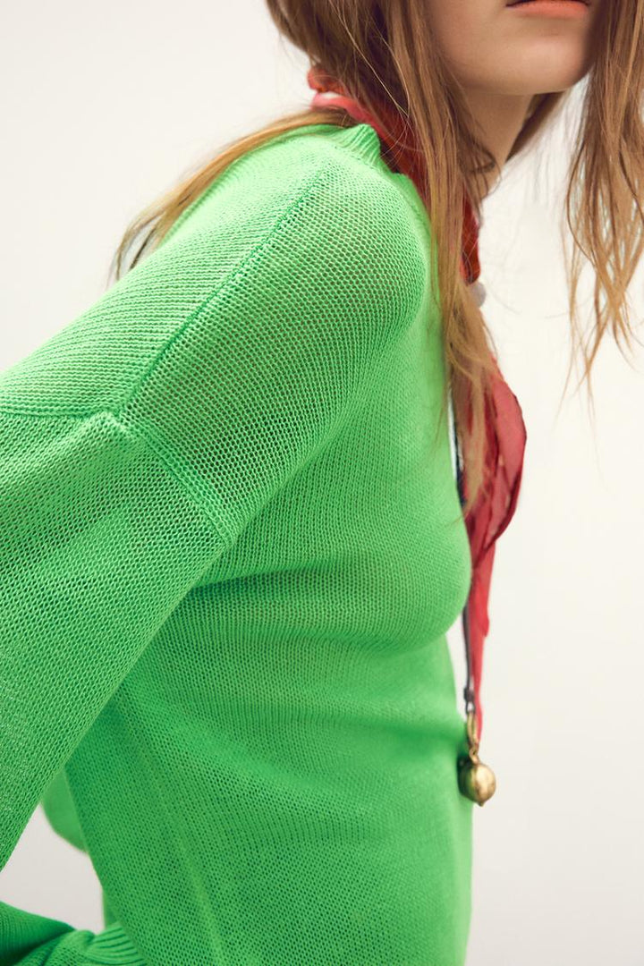 ZARA STRAIGHT BASIC KNIT SWEATER