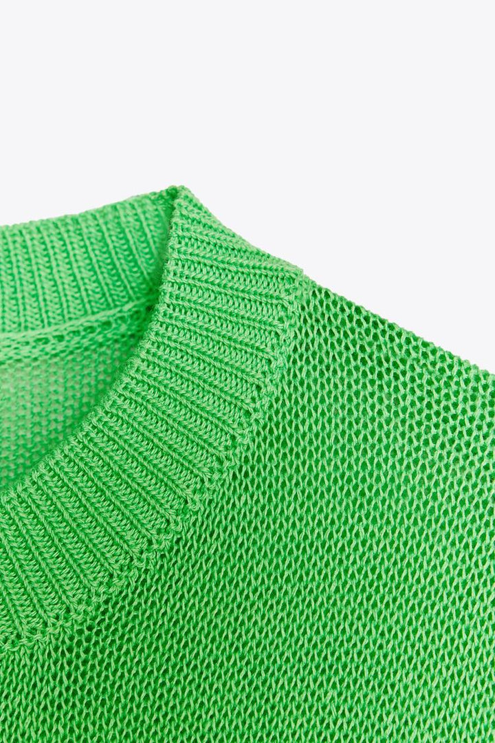 ZARA STRAIGHT BASIC KNIT SWEATER