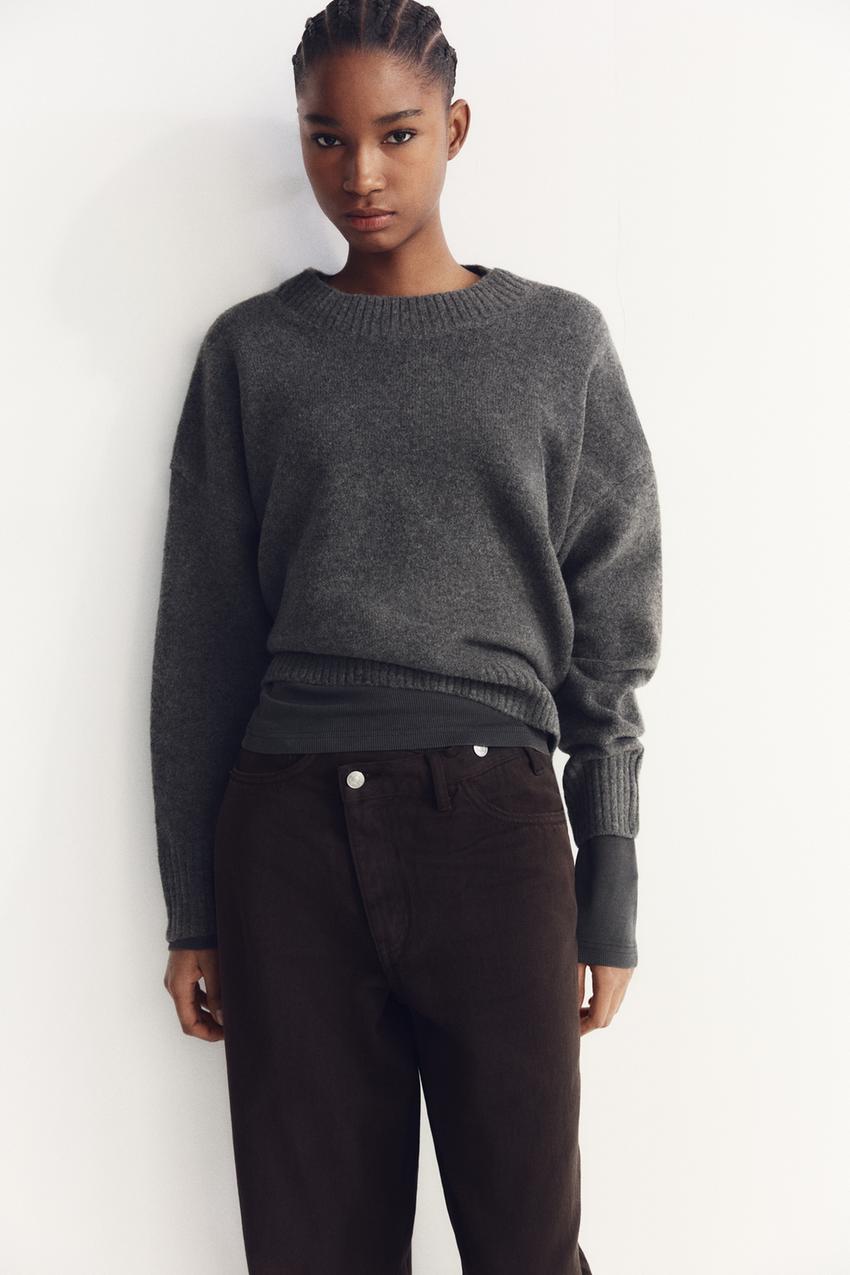 ZARA BASIC SOFT KNIT SWEATER