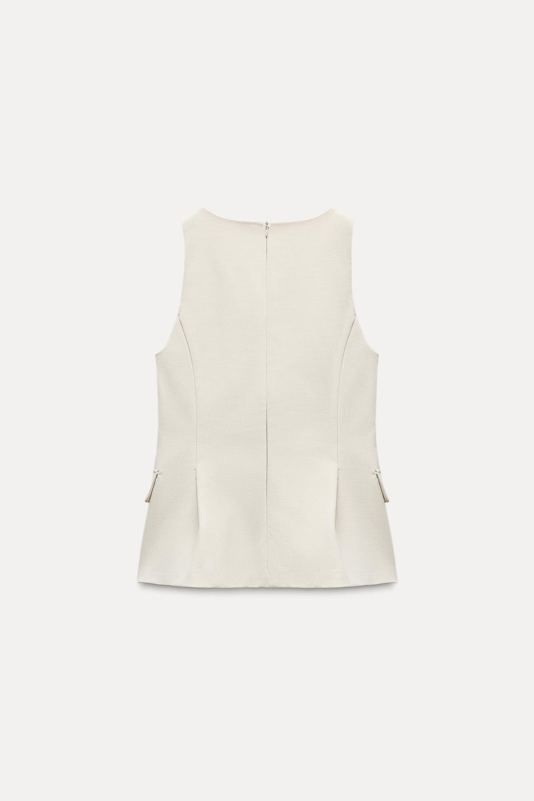 ZARA PEPLUM LAPELS TOP