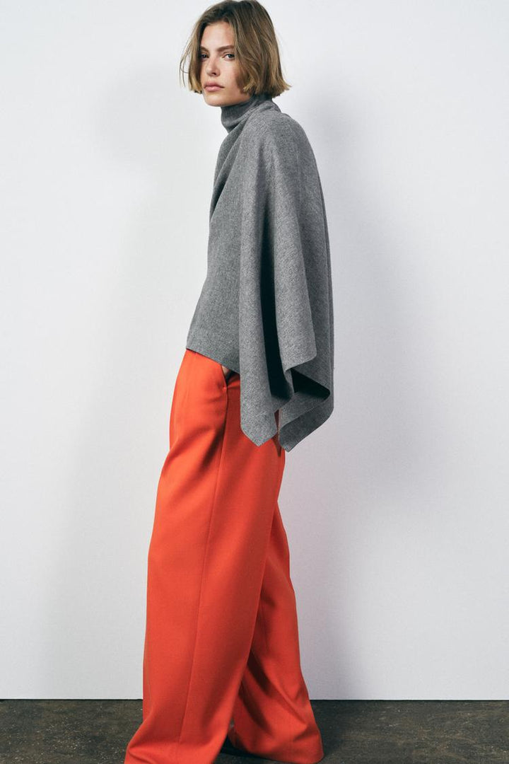 ZARA OVERSIZED CAPE ZW COLLECTION
