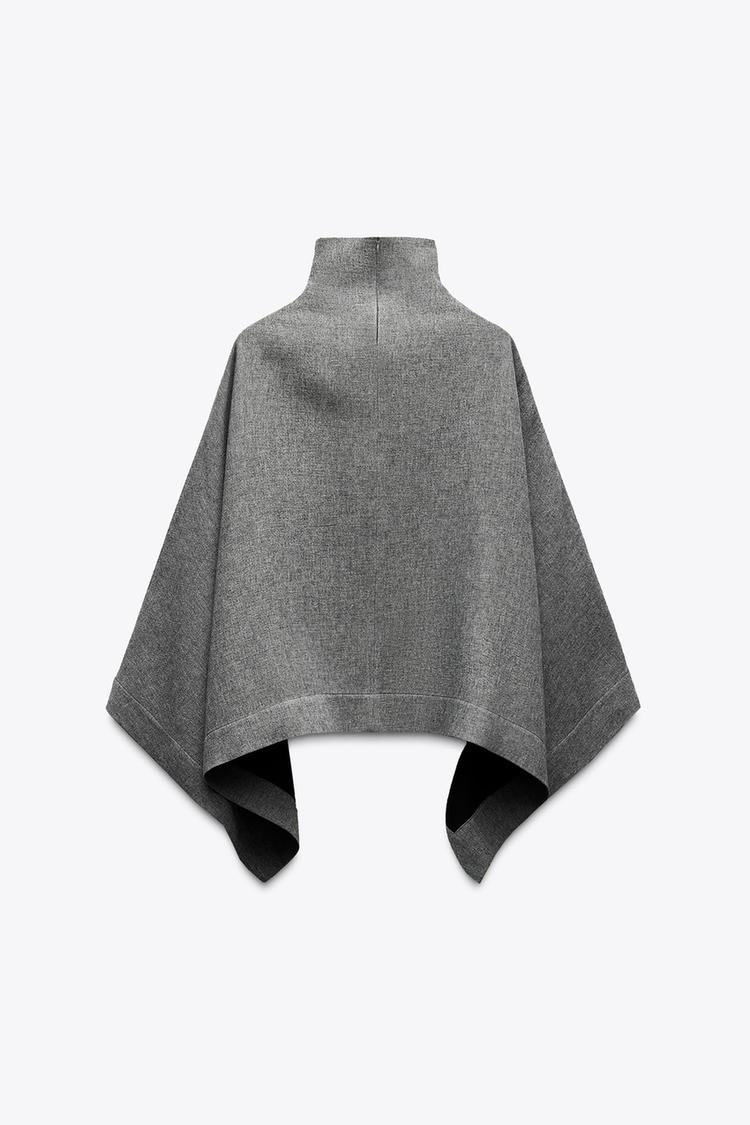 ZARA OVERSIZED CAPE ZW COLLECTION