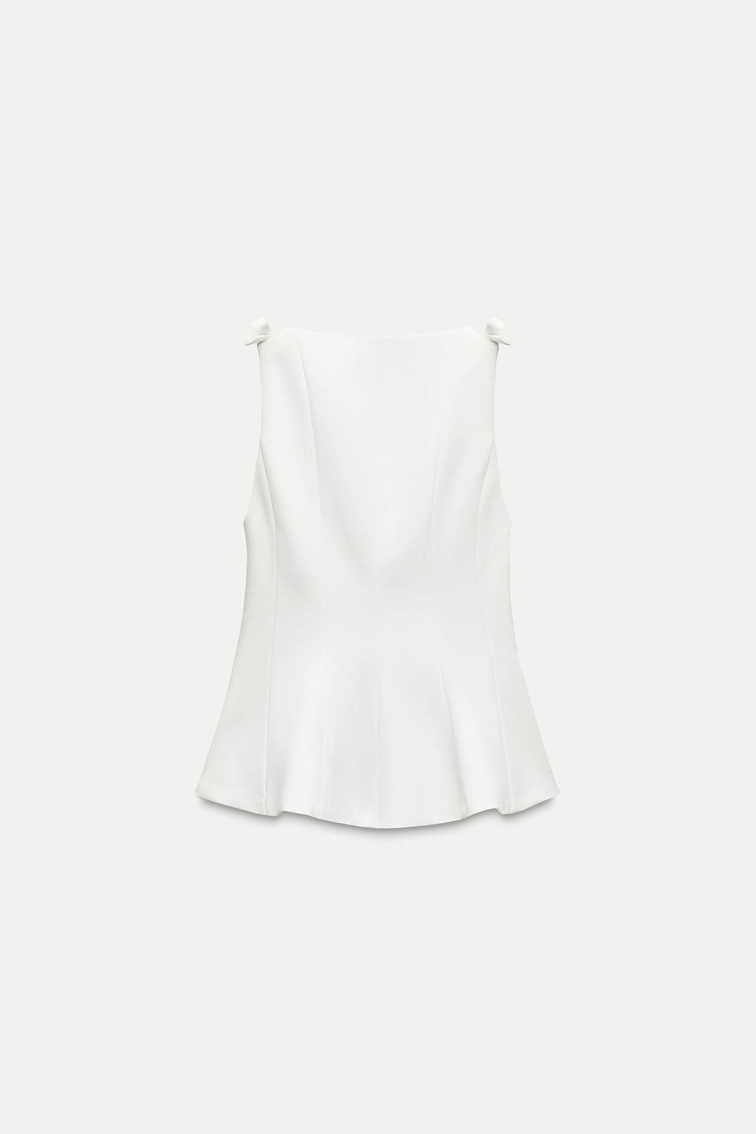 ZARA PEPLUM BOWS TOP