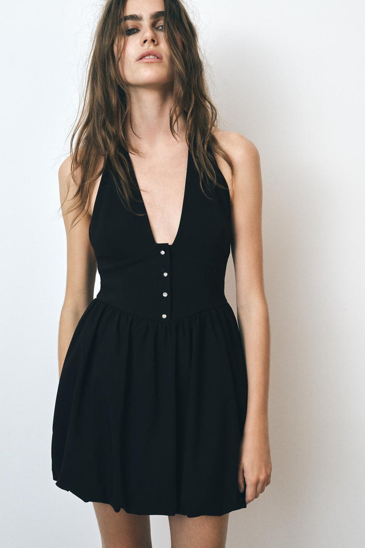 ZARA BALLOON MINI DRESS