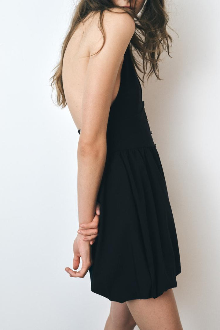 ZARA BALLOON MINI DRESS