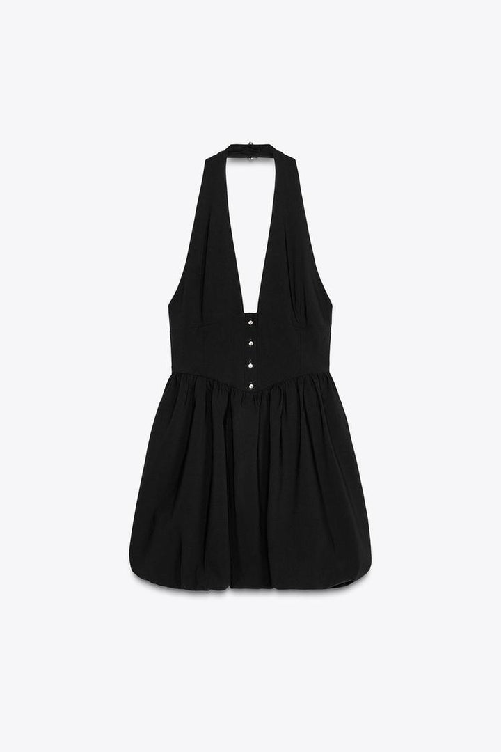 ZARA BALLOON MINI DRESS