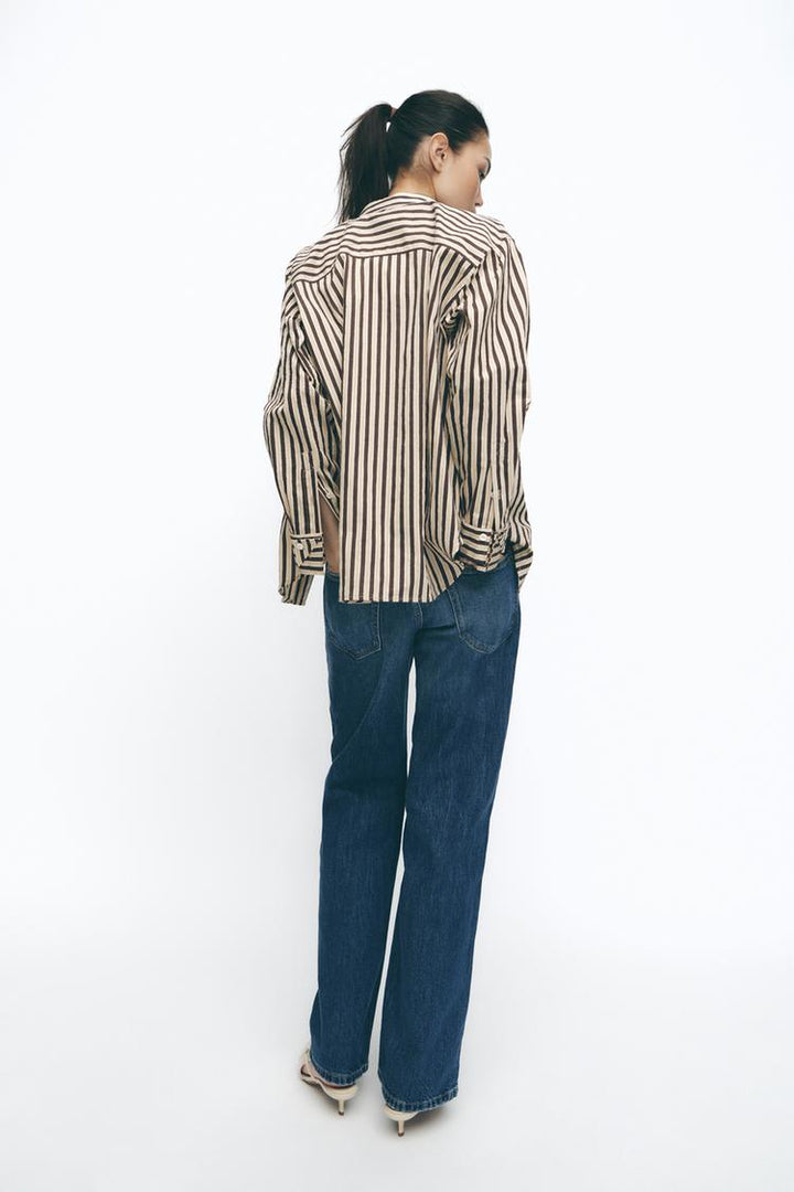 ZARA OVERSIZED STRIPED SHIRT