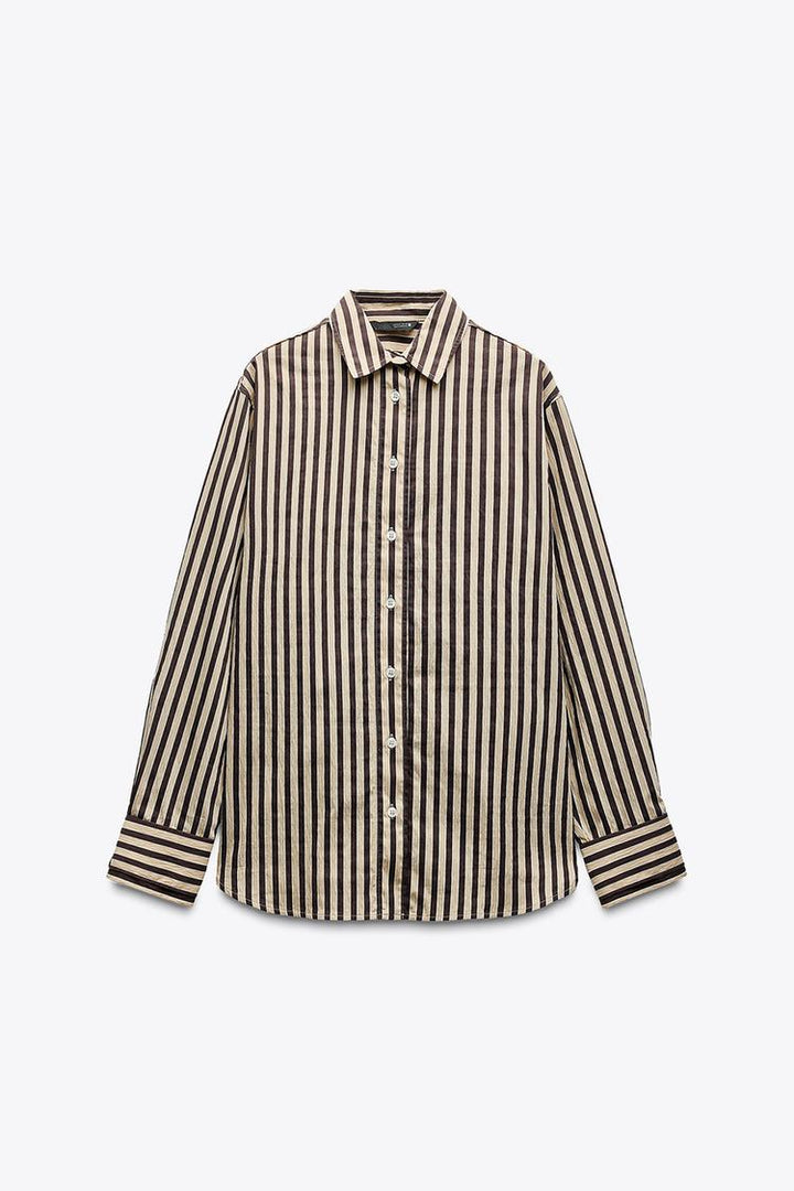 ZARA OVERSIZED STRIPED SHIRT