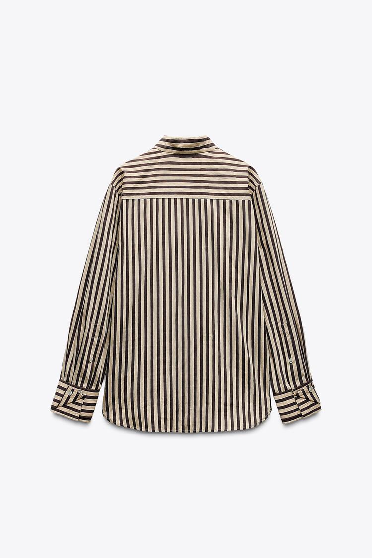ZARA OVERSIZED STRIPED SHIRT