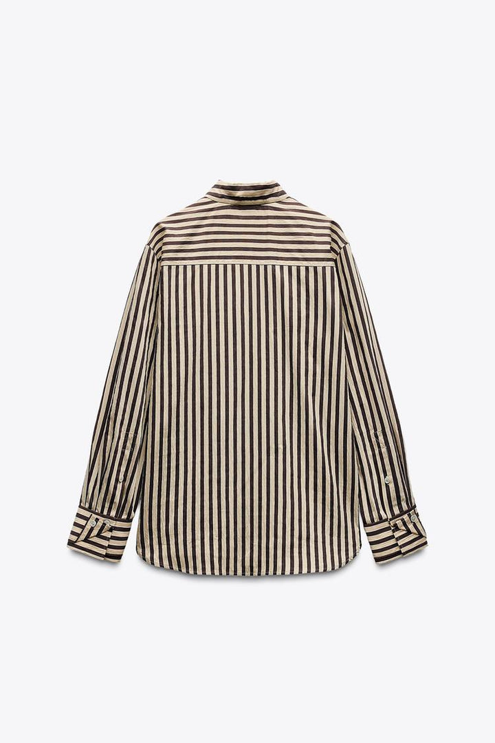 ZARA OVERSIZED STRIPED SHIRT