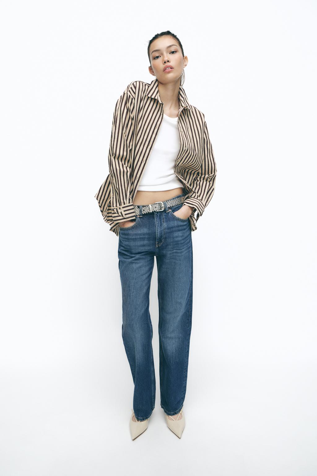ZARA OVERSIZED STRIPED SHIRT
