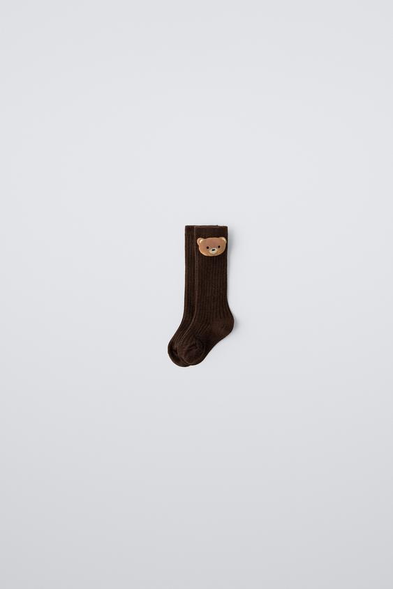 Zara LONG BEAR SOCKS