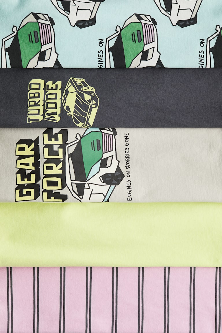 H&M 5-pack Jersey T-shirts