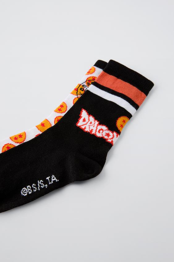 Zara TWO-PACK OF DRAGON BALL © SOCKS