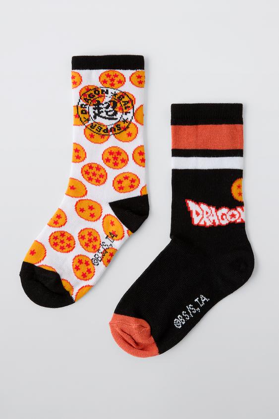 Zara TWO-PACK OF DRAGON BALL © SOCKS