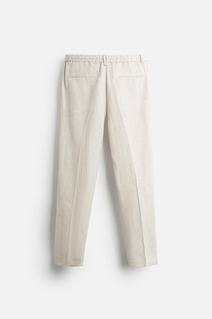 ZARA LINEN PANTS IN 100% LINEN