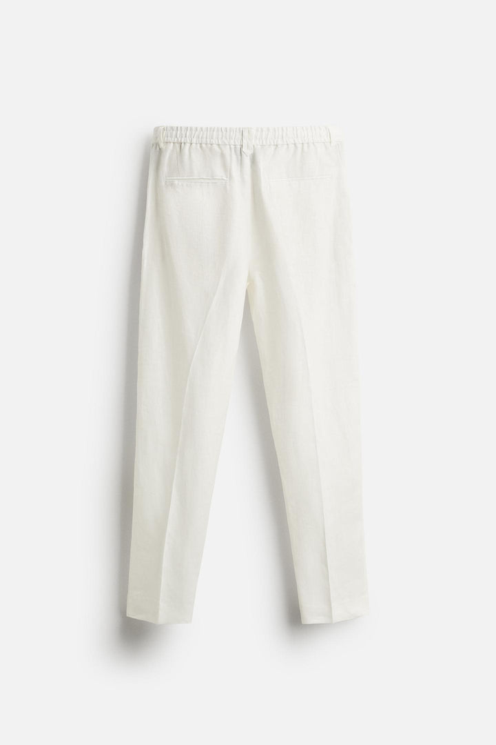 ZARA LINEN PANTS IN 100% LINEN