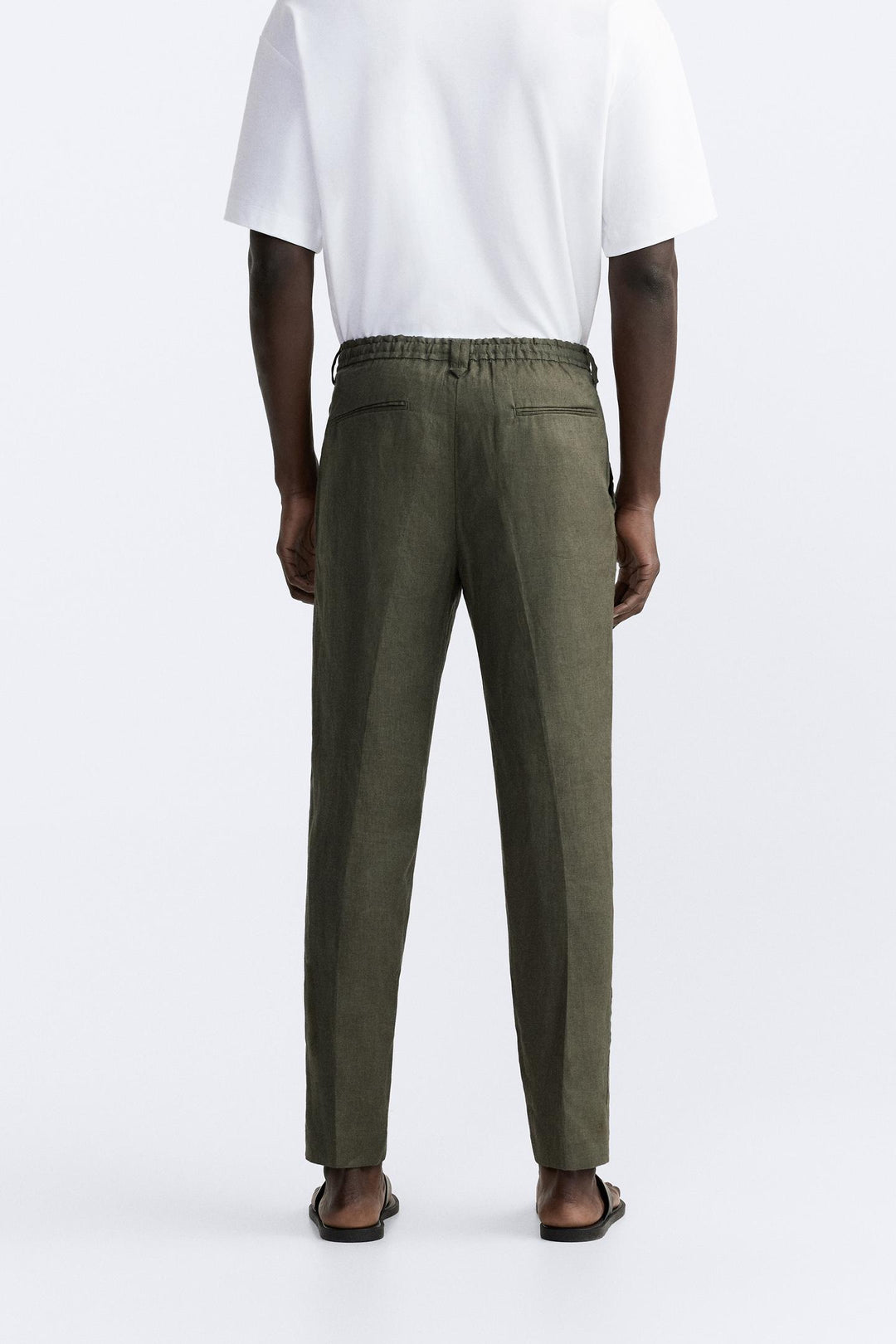 ZARA LINEN PANTS IN 100% LINEN