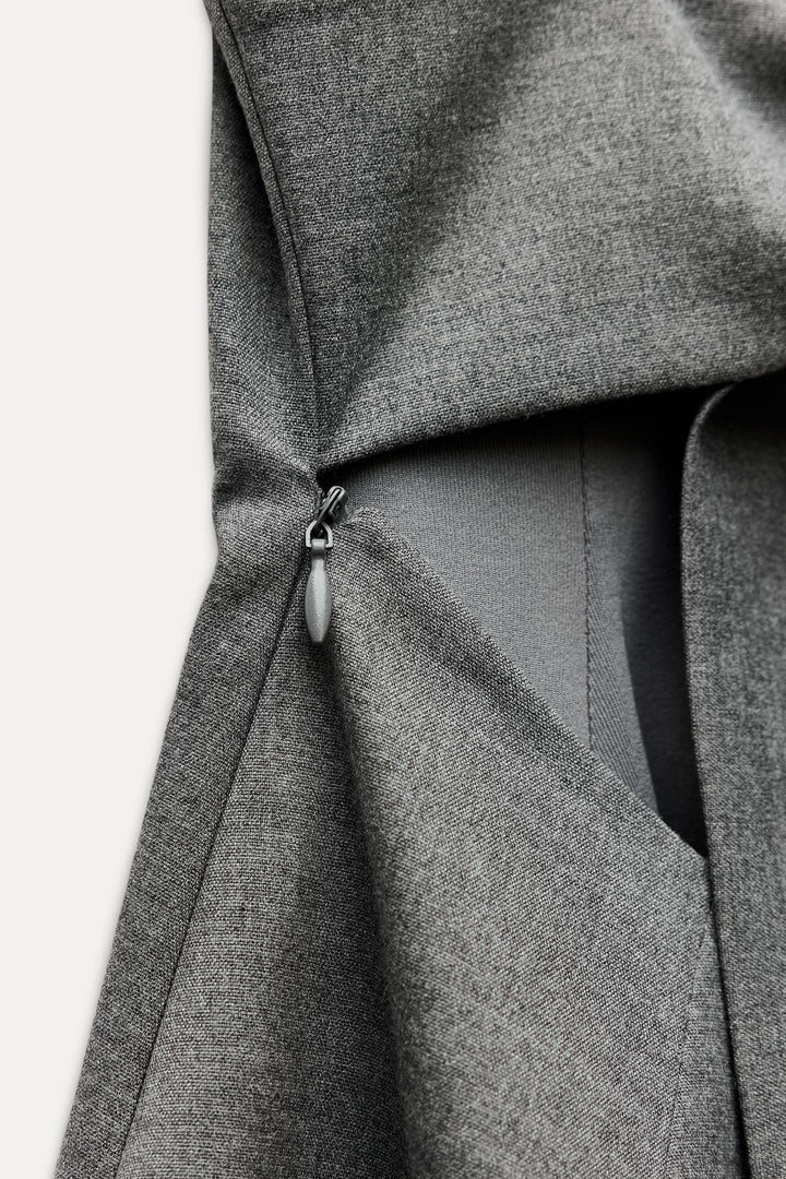 ZARA PEPLUM BOW TOP