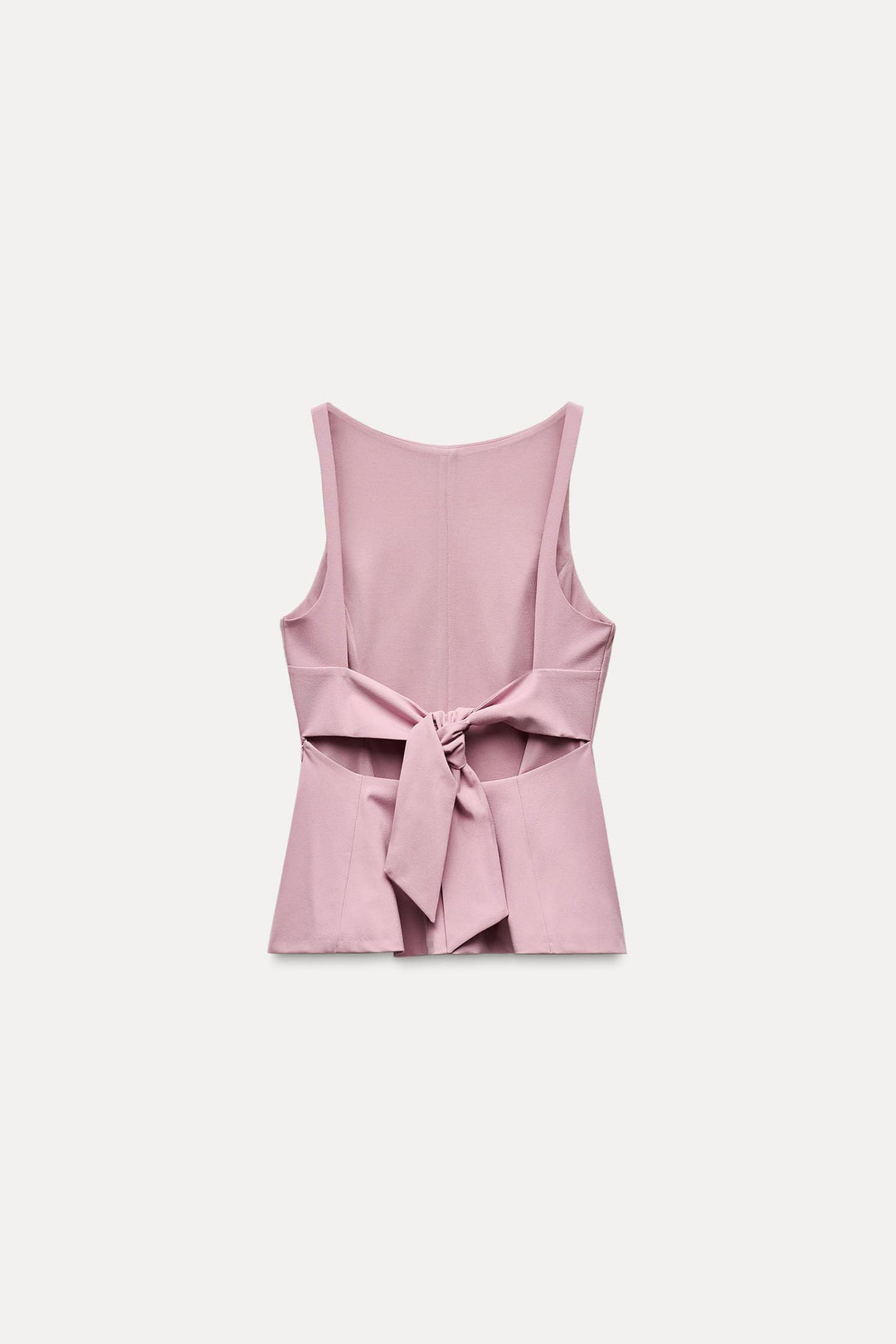 ZARA PEPLUM BOW TOP